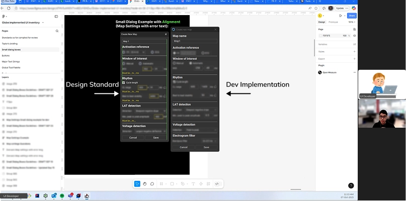 Meeting with Development